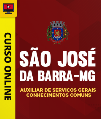 Curso Câmara de São José da Barra-MG - Auxiliar de Serviços Gerais - Conhecimentos Comuns - Imagem 1