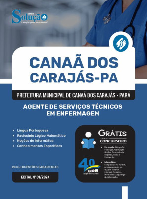 Apostila Prefeitura de Canaã dos Carajás - PA 2024 - Agente de Serviços Técnicos em Enfermagem - Imagem 3