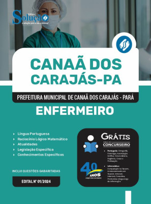 Apostila Prefeitura de Canaã dos Carajás - PA 2024 - Enfermeiro - Imagem 3