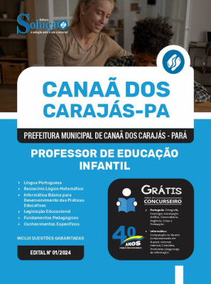 Apostila Prefeitura de Canaã dos Carajás - PA 2024 - Professor de Educação Infantil - Imagem 3