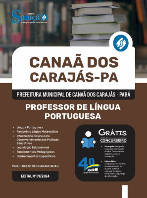 Apostila Prefeitura de Canaã dos Carajás - PA 2024 - Professor de Língua Portuguesa - Imagem 3