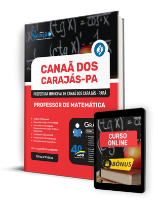 Apostila Prefeitura de Canaã dos Carajás - PA 2024 - Professor de Matemática