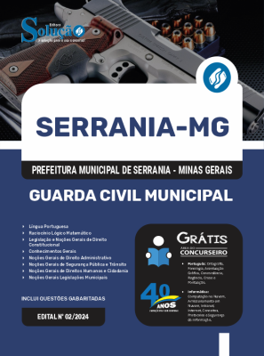 Apostila Prefeitura de Serrania - MG 2024 - Guarda Civil Municipal - Imagem 3