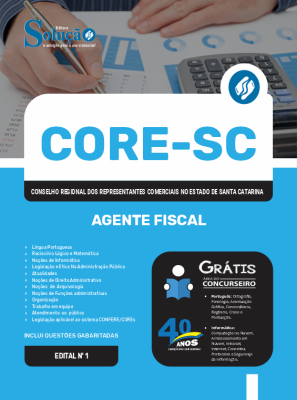 Apostila CORE-SC 2024 - Agente Fiscal - Imagem 3