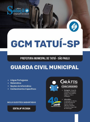 Apostila Prefeitura de Tatuí - SP  - Guarda Civil Municipal - Imagem 3