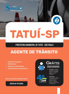 Apostila Prefeitura de Tatuí - SP 2024 - Agente de Trânsito - Imagem 3