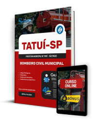 Capa Apostila Prefeitura de Tatuí - SP 2024 - Bombeiro Civil Municipal