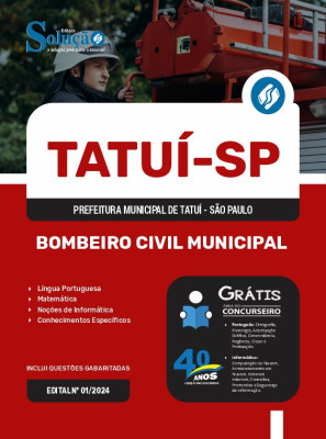 Apostila Prefeitura de Tatuí - SP  - Bombeiro Civil Municipal - Imagem 3