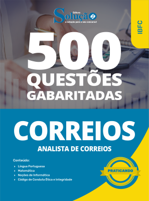 Caderno de Questões CORREIOS - Analista de Correios - 500 Questões Gabaritadas - Imagem 2