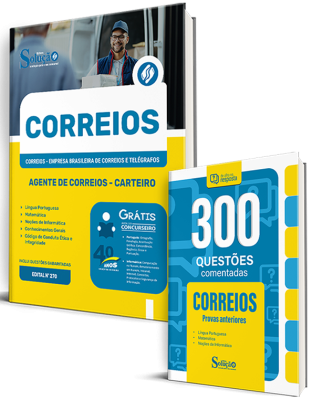 Combo CORREIOS - Agente de Correios - Carteiro (Apostila + Questões Comentadas) - Imagem 1