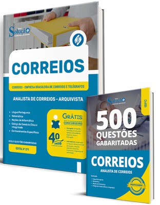 Combo CORREIOS - Analista de Correios - Arquivista - Imagem 1