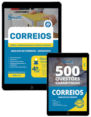 Combo CORREIOS Analista de Correios - Arquivista - Imagem 1