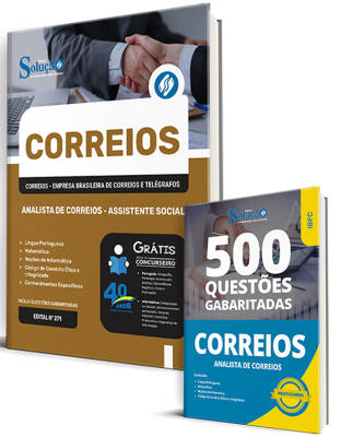 Combo CORREIOS - Analista de Correios - Assistente Social - Imagem 1