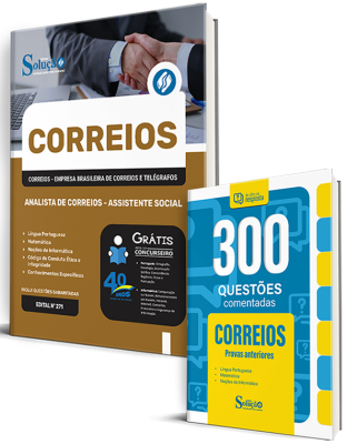 Combo CORREIOS - Analista de Correios - Assistente Social (Apostila + Questões Comentadas) - Imagem 1