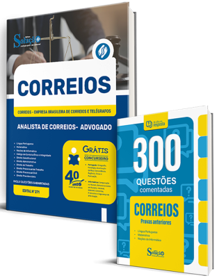 Combo CORREIOS - Analista de Correios - Advogado (Apostila + Questões Comentadas) - Imagem 1