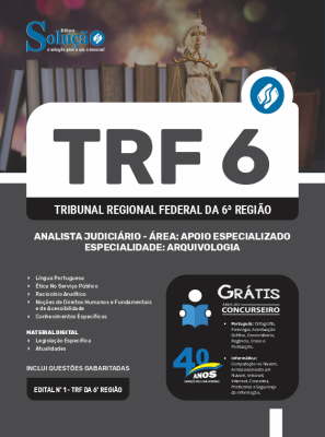 Apostila TRF-6 2024 - Analista Judiciário - Área: Apoio Especializado - Especialidade: Arquivologia - Imagem 3