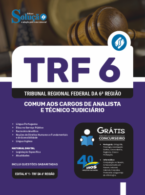 Apostila TRF-6 2024 - Comum aos Cargos de Analista e Técnico Judiciário - Imagem 3