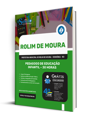 Apostila Prefeitura de Rolim de Moura - RO 2024 - Pedagogo de Educação Infantil - 30 horas - Imagem 2