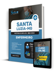 Capa Apostila Prefeitura de Santa Luzia - MG 2024 - Enfermeiro