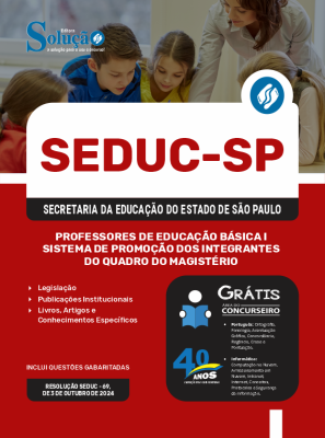 Apostila SEDUC-SP 2024 - Professores de Educação Básica I - Sistema de Promoção dos Integrantes do Quadro do Magistério - Imagem 3