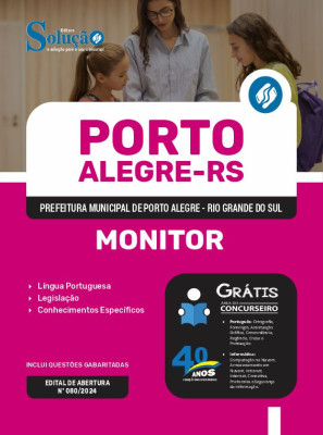 Apostila Prefeitura de Porto Alegre - RS 2024 - Monitor - Imagem 3