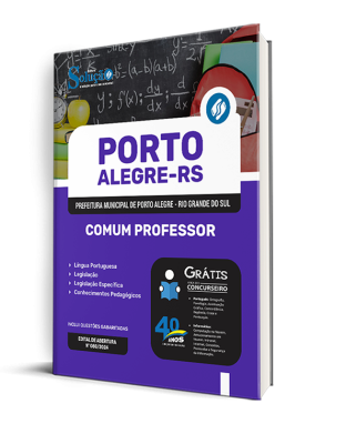 Apostila Prefeitura de Porto Alegre - RS 2024 - Comum Professor - Imagem 2