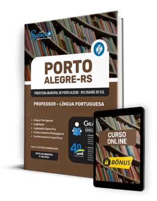 Apostila Prefeitura de Porto Alegre - RS 2024 - Professor - Língua Portuguesa - Imagem 1