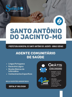 Apostila Prefeitura de Santo Antônio do Jacinto - MG 2024 - Agente Comunitário de Saúde - Imagem 3