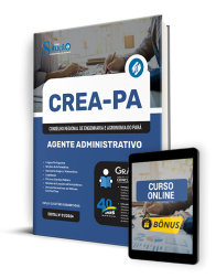 Capa Apostila CREA-PA 2024 - Agente Administrativo