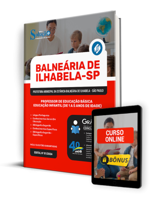 Apostila Prefeitura de Ilhabela - SP  - Professor de Educação Básica - Educação Infantil (De 1 a 5 Anos de Idade) - Imagem 1