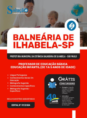 Apostila Prefeitura de Ilhabela - SP  - Professor de Educação Básica - Educação Infantil (De 1 a 5 Anos de Idade) - Imagem 3