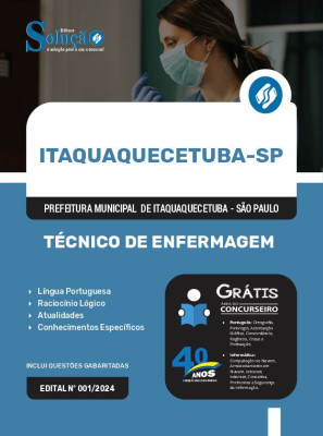 Apostila Prefeitura de Itaquaquecetuba - SP em PDF 2024 - Técnico de Enfermagem - Imagem 1