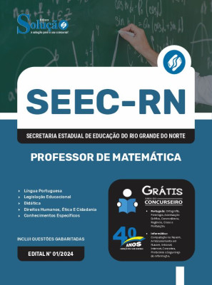 Apostila SEEC-RN 2024 - Professor de Matemática - Imagem 3