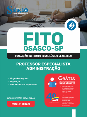 Apostila FITO OSASCO 2024 - Professor Especialista - Administração - Imagem 3