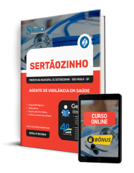 Capa Apostila Prefeitura de Sertãozinho - SP (Sertãozinho Saúde) 2024 - Agente de Vigilância em Saúde