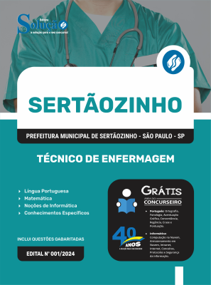 Apostila Prefeitura de Sertãozinho - SP (Sertãozinho Saúde) 2024 - Técnico de Enfermagem - Imagem 3