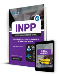 Capa Apostila INPP 2024 - Tecnologista Pleno 1 - Analista de Banco de Dados