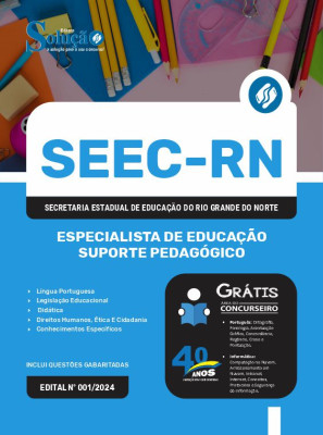 Apostila SEEC-RN 2024 - Especialista de Educação - Suporte Pedagógico - Imagem 3