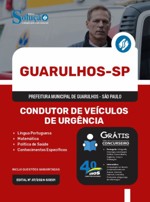 Apostila Prefeitura de Guarulhos - SP 2024 - Condutor de Veículos de Urgência - Imagem 3