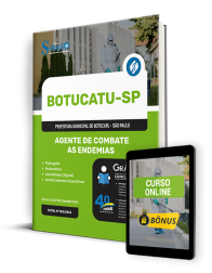 Capa Apostila Prefeitura de Botucatu - SP 2024 - Agente de Combate as Endemias