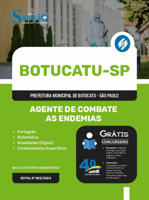 Apostila Prefeitura de Botucatu - SP 2024 - Agente de Combate as Endemias - Imagem 3