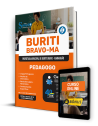 Capa Apostila Prefeitura de Buriti Bravo - MA 2024 - Pedagogo