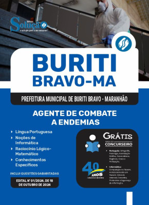 Apostila Prefeitura de Buriti Bravo - MA 2024 - Agente de Combate a Endemias - Imagem 3