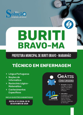 Apostila Prefeitura de Buriti Bravo - MA 2024 - Técnico em Enfermagem - Imagem 3