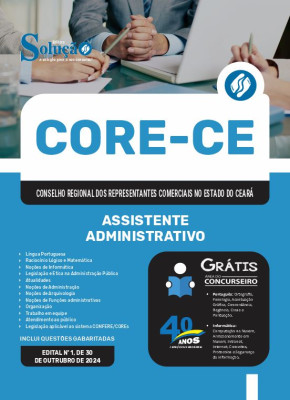 Apostila CORE-CE 2024 - Assistente Administrativo - Imagem 3