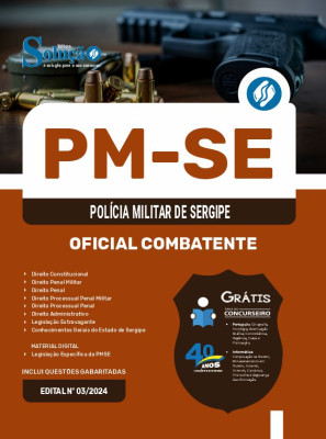 Apostila PM-SE 2024 - Oficial Combatente - Imagem 3