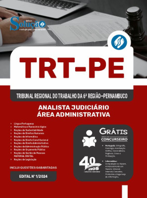 Apostila TRT-PE  - Analista Judiciário - Área Administrativa - Imagem 3