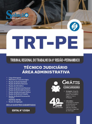 Apostila TRT-PE 2024 - Técnico Judiciário - Área Administrativa - Imagem 3