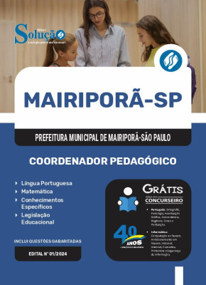 Apostila Prefeitura de Mairiporã - SP 2024 - Coordenador Pedagógico - Imagem 3