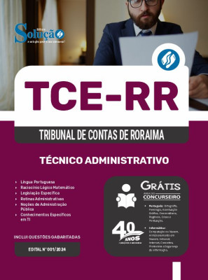 Apostila TCE-RR 2024 - Técnico Administrativo - Imagem 3